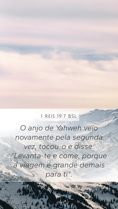 1 Reis 19:7 BSL Bible Verse Image
