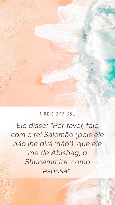 1 Reis 2:17 BSL Bible Verse Image
