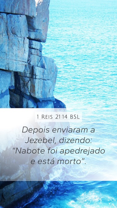 1 Reis 21:14 BSL Bible Verse Image