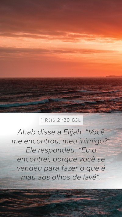 1 Reis 21:20 BSL Bible Verse Image