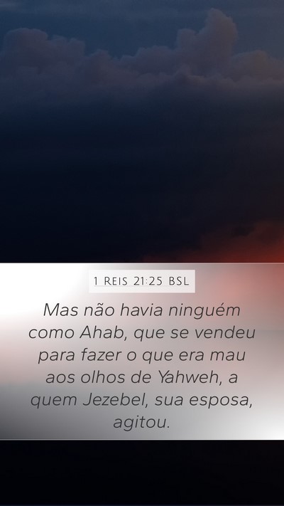 1 Reis 21:25 BSL Bible Verse Image