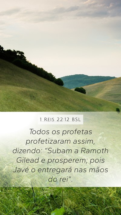 1 Reis 22:12 BSL Bible Verse Image