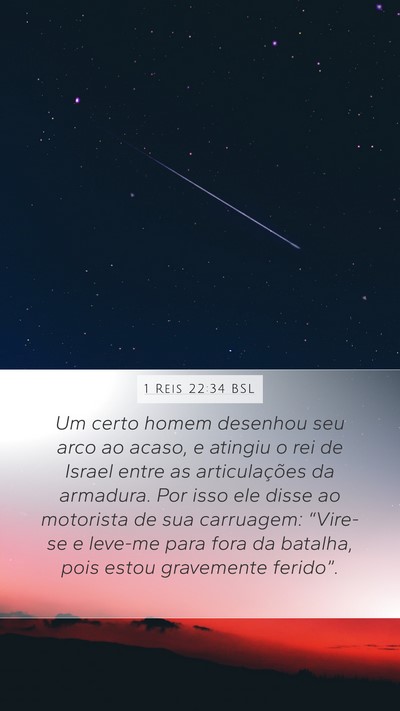1 Reis 22:34 BSL Bible Verse Image