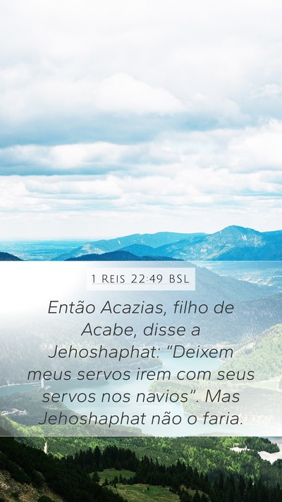 1 Reis 22:49 BSL Bible Verse Image