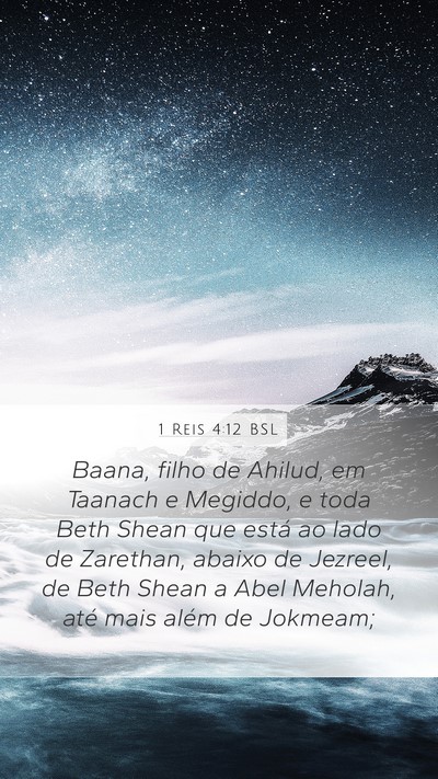 1 Reis 4:12 BSL Bible Verse Image