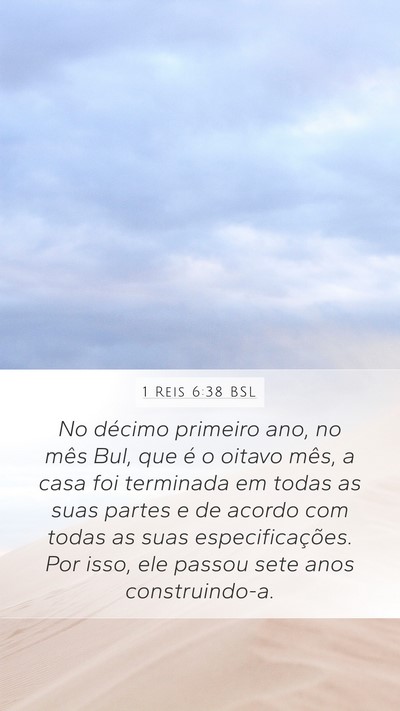 1 Reis 6:38 BSL Bible Verse Image