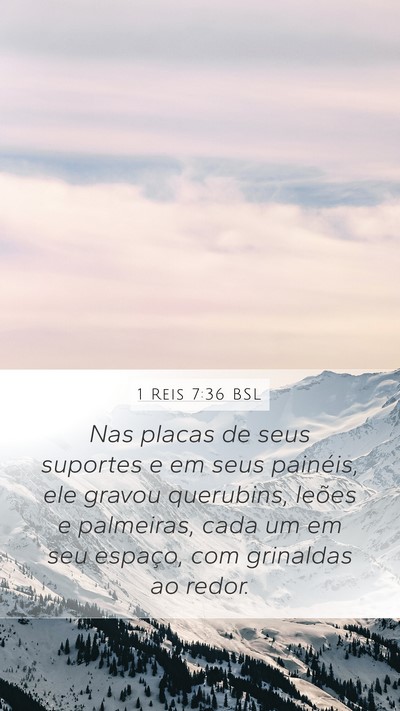 1 Reis 7:36 BSL Bible Verse Image