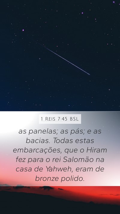 1 Reis 7:45 BSL Bible Verse Image