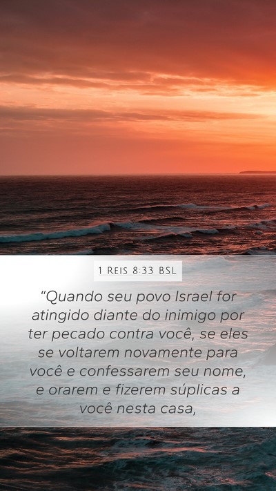 1 Reis 8:33 BSL Bible Verse Image