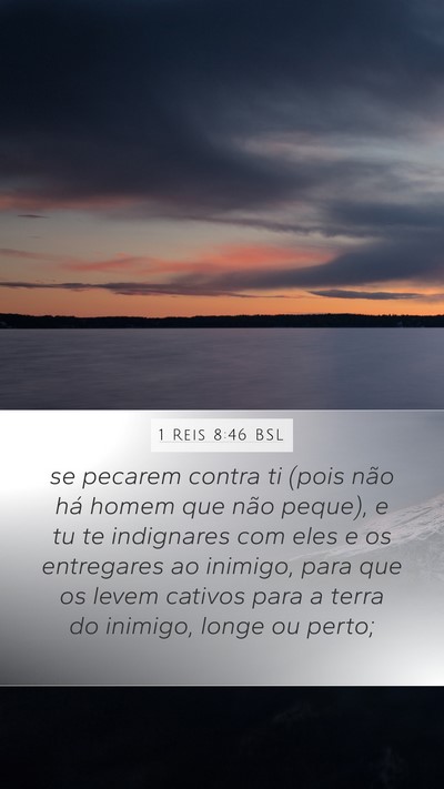 1 Reis 8:46 BSL Bible Verse Image