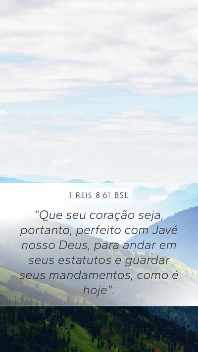 1 Reis 8:61 BSL Bible Verse Image