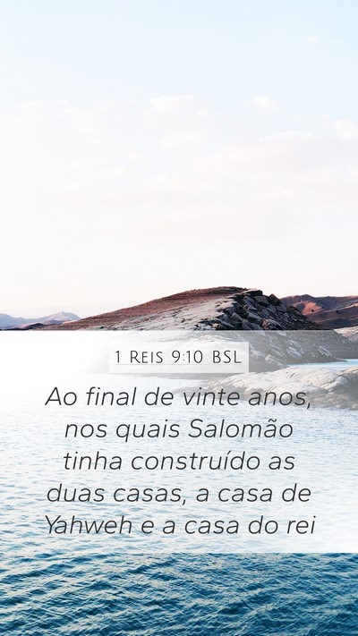 1 Reis 9:10 BSL Bible Verse Image