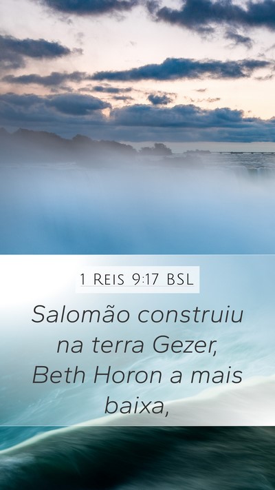 1 Reis 9:17 BSL Bible Verse Image