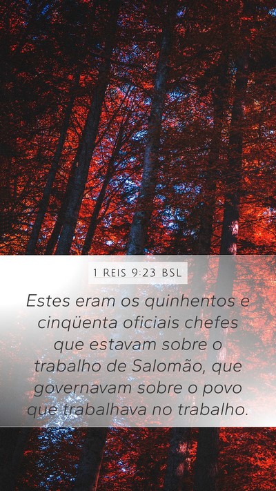 1 Reis 9:23 BSL Bible Verse Image
