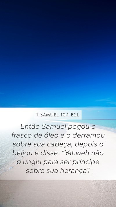 1 Samuel 10:1 BSL Bible Verse Image
