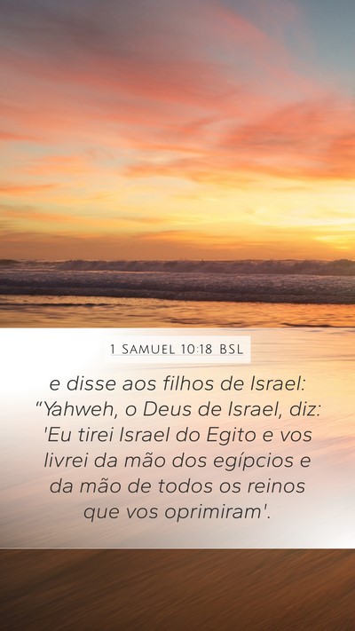1 Samuel 10:18 BSL Bible Verse Image