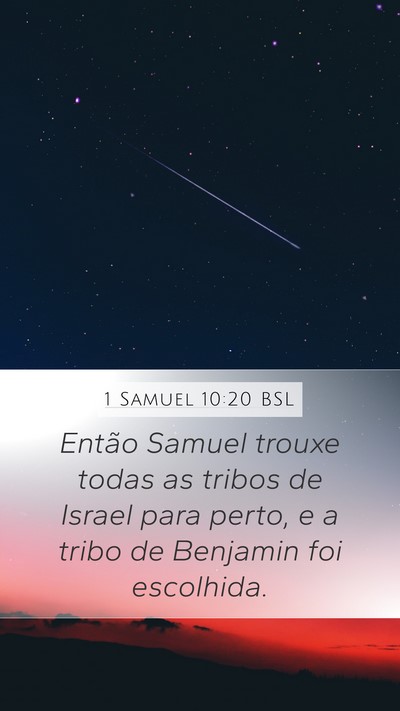 1 Samuel 10:20 BSL Bible Verse Image