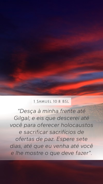 1 Samuel 10:8 BSL Bible Verse Image