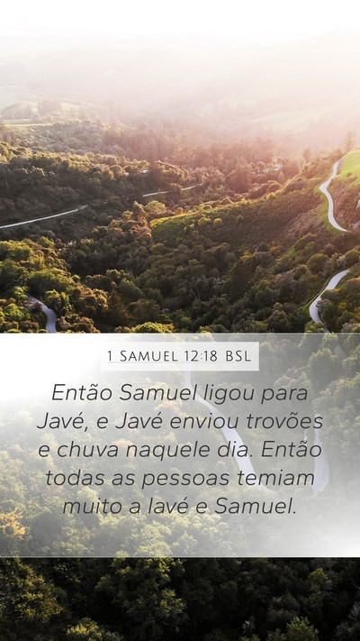 1 Samuel 12:18 BSL Bible Verse Image