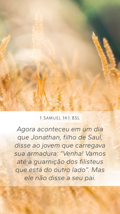 1 Samuel 14:1 BSL Bible Verse Image