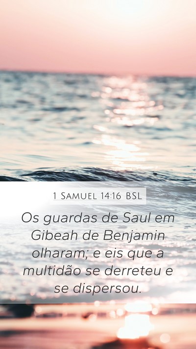 1 Samuel 14:16 BSL Bible Verse Image