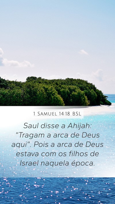 1 Samuel 14:18 BSL Bible Verse Image