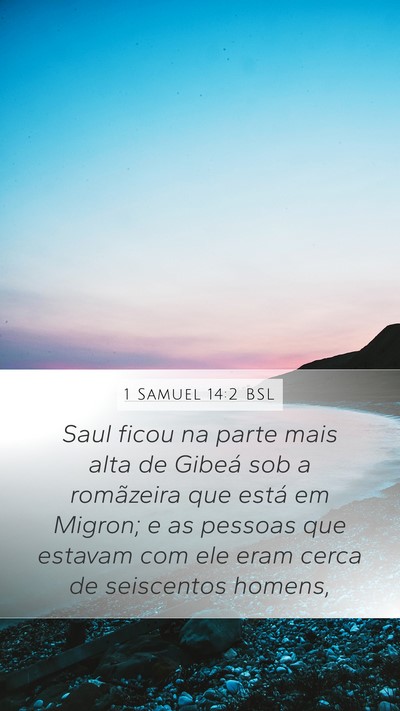 1 Samuel 14:2 BSL Bible Verse Image