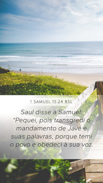 1 Samuel 15:24 BSL Bible Verse Image
