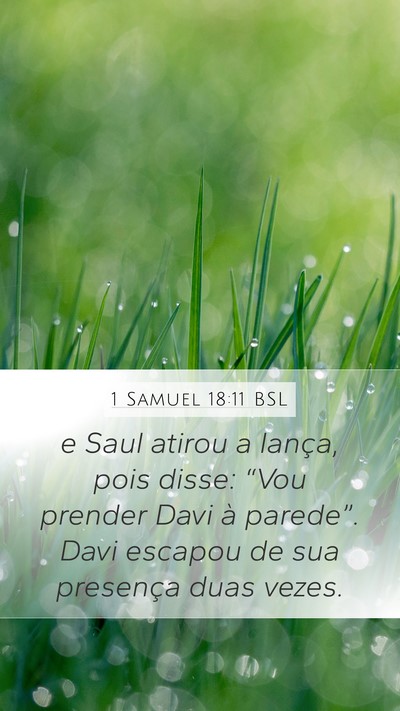 1 Samuel 18:11 BSL Bible Verse Image