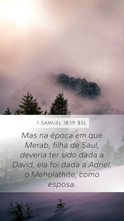 1 Samuel 18:19 BSL Bible Verse Image