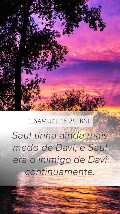 1 Samuel 18:29 BSL Bible Verse Image