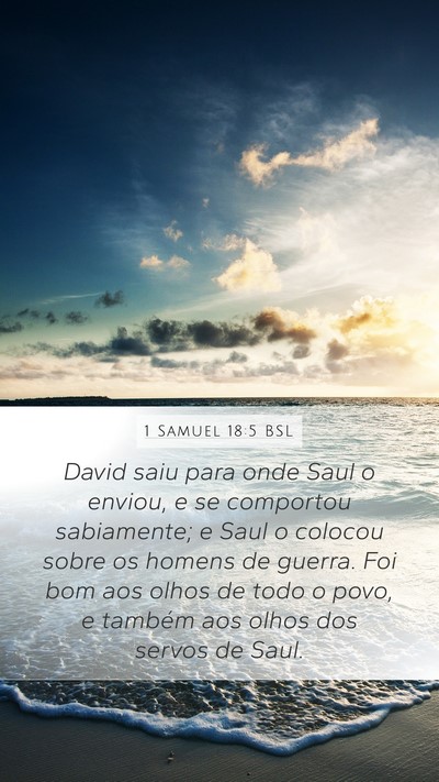 1 Samuel 18:5 BSL Bible Verse Image