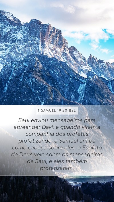 1 Samuel 19:20 BSL Bible Verse Image