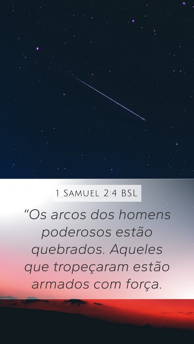 1 Samuel 2:4 BSL Bible Verse Image