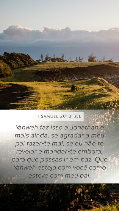 1 Samuel 20:13 BSL Bible Verse Image
