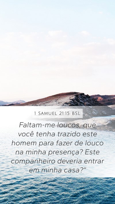 1 Samuel 21:15 BSL Bible Verse Image