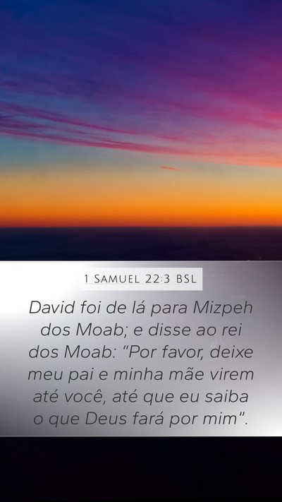 1 Samuel 22:3 BSL Bible Verse Image