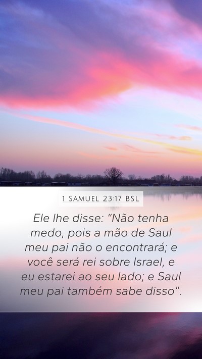 1 Samuel 23:17 BSL Bible Verse Image