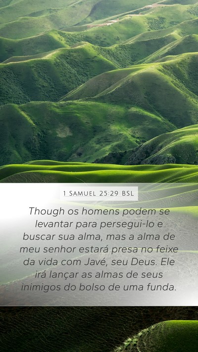 1 Samuel 25:29 BSL Bible Verse Image