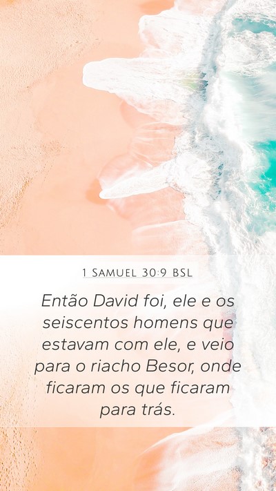 1 Samuel 30:9 BSL Bible Verse Image
