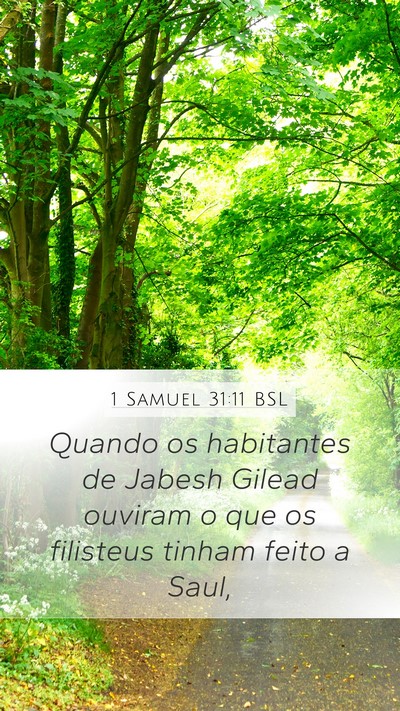 1 Samuel 31:11 BSL Bible Verse Image