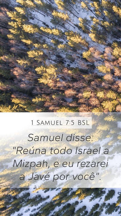 1 Samuel 7:5 BSL Bible Verse Image