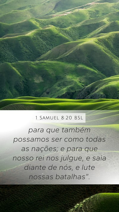 1 Samuel 8:20 BSL Bible Verse Image