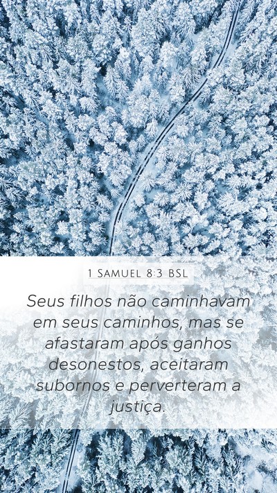 1 Samuel 8:3 BSL Bible Verse Image