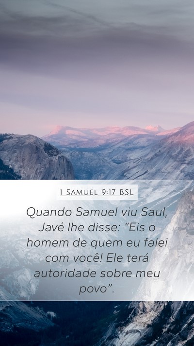 1 Samuel 9:17 BSL Bible Verse Image