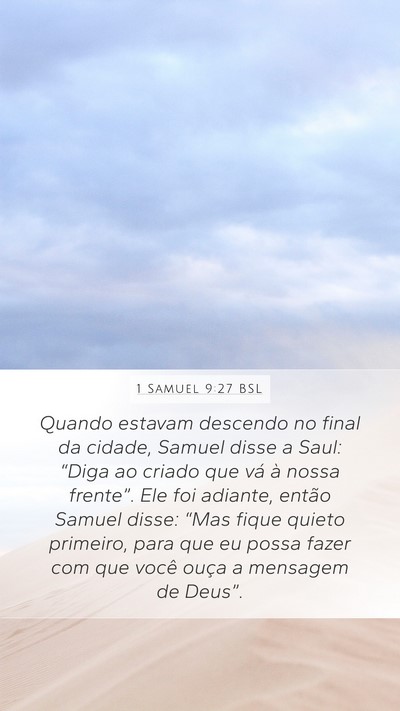1 Samuel 9:27 BSL Bible Verse Image