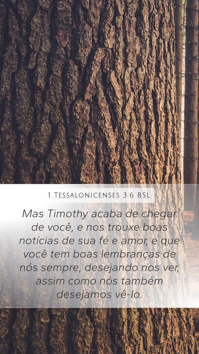 1 Tessalonicenses 3:6 BSL Bible Verse Image