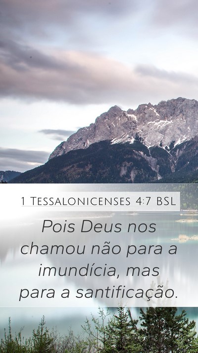 1 Tessalonicenses 4:7 BSL Bible Verse Image