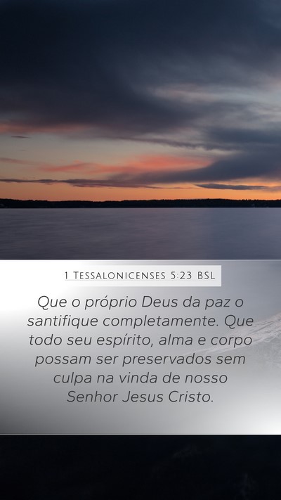 1 Tessalonicenses 5:23 BSL Bible Verse Image