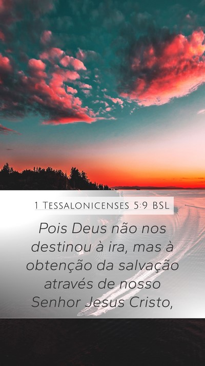 1 Tessalonicenses 5:9 BSL Bible Verse Image